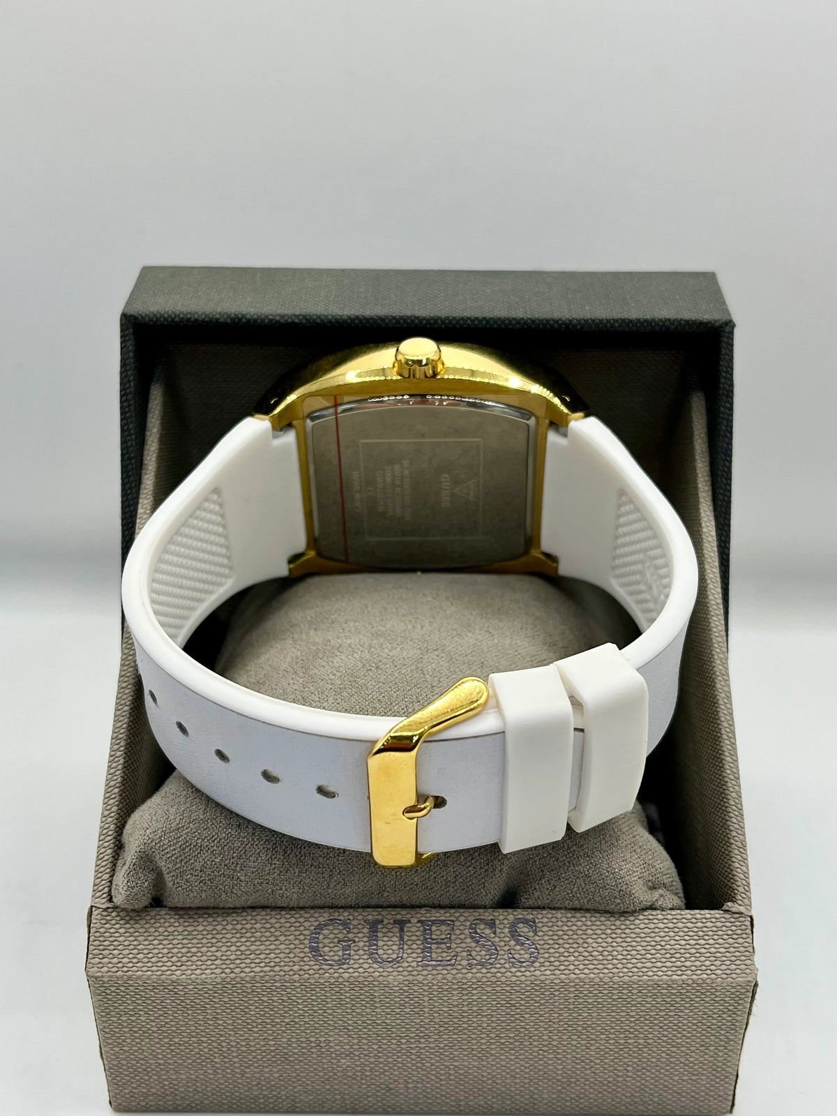 Guess Gold Skeleton Stainless Steel Watch