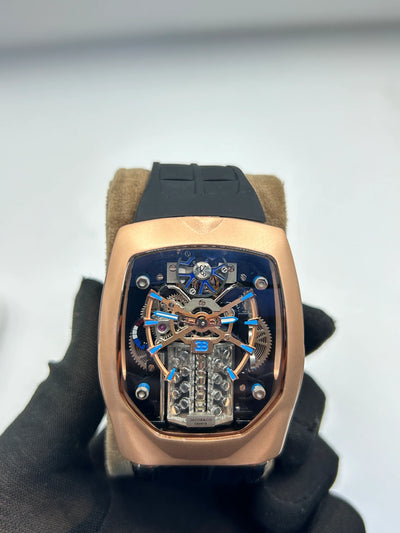 Jacob & Co Bugatti Chiron Tourbillon Rose Gold Watch
