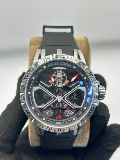 Roger Dubuis Excalibur Spider Skeleton Titanium Watch