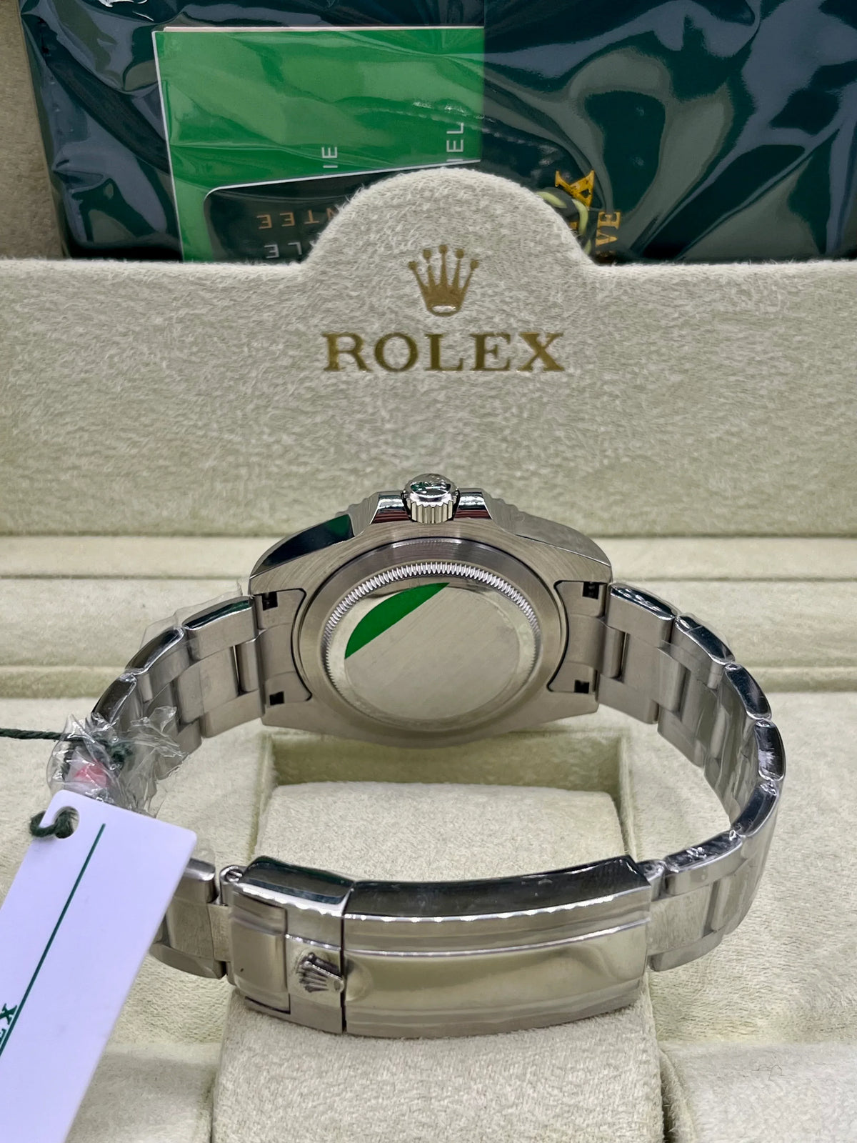 Rolex Submariner Blue Bezel Stainless Steel Watch