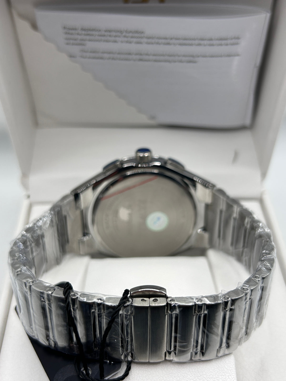 REWARD Luxury Chronograph Watch – Blue Dial Stainless Steel