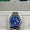 Rolex Datejust Stainless Steel Blue Dial with Fluted Bezel & Jubilee Bracelet