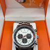 REWARD Luxury Chronograph Watch – White Dial Stainless Steel Bracelet