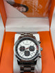 REWARD Luxury Chronograph Watch – White Dial Stainless Steel Bracelet