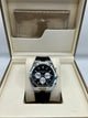 Vacheron Constantin Silver Case Black Dial Chronograph Watch