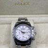 Rolex Daytona Stainless Steel White Dial Chronograph with Tachymeter Bezel