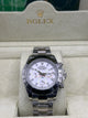 Rolex Daytona Stainless Steel White Dial Chronograph with Tachymeter Bezel