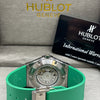 Hublot Big Bang Green Dial Rubber Strap Watch