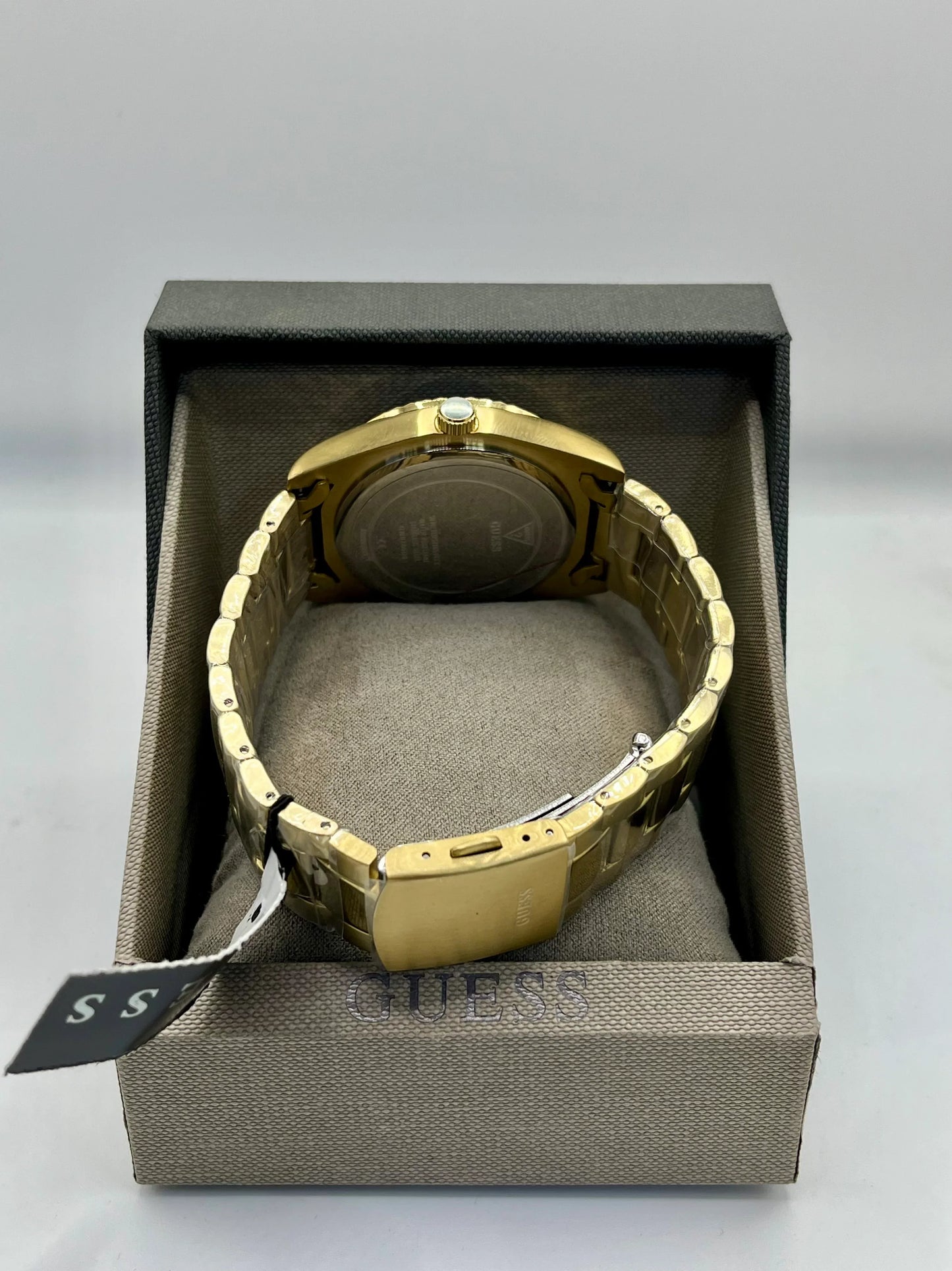 Guess Gold Black Dial Watch