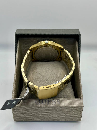 Guess Gold Black Dial Watch