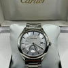 Cartier Silver Dial Stainless Steel Watch