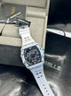 Richard Mille White Strap Skeleton Watch