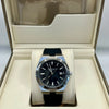 Vacheron Constantin Blue Dial Black Strap Watch