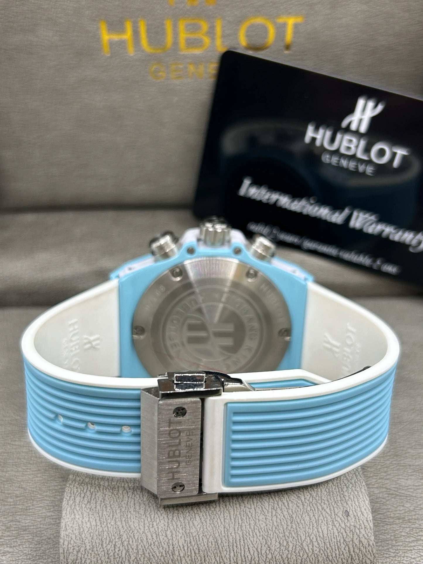 Hublot Big Bang Sky Blue Skeleton Watch