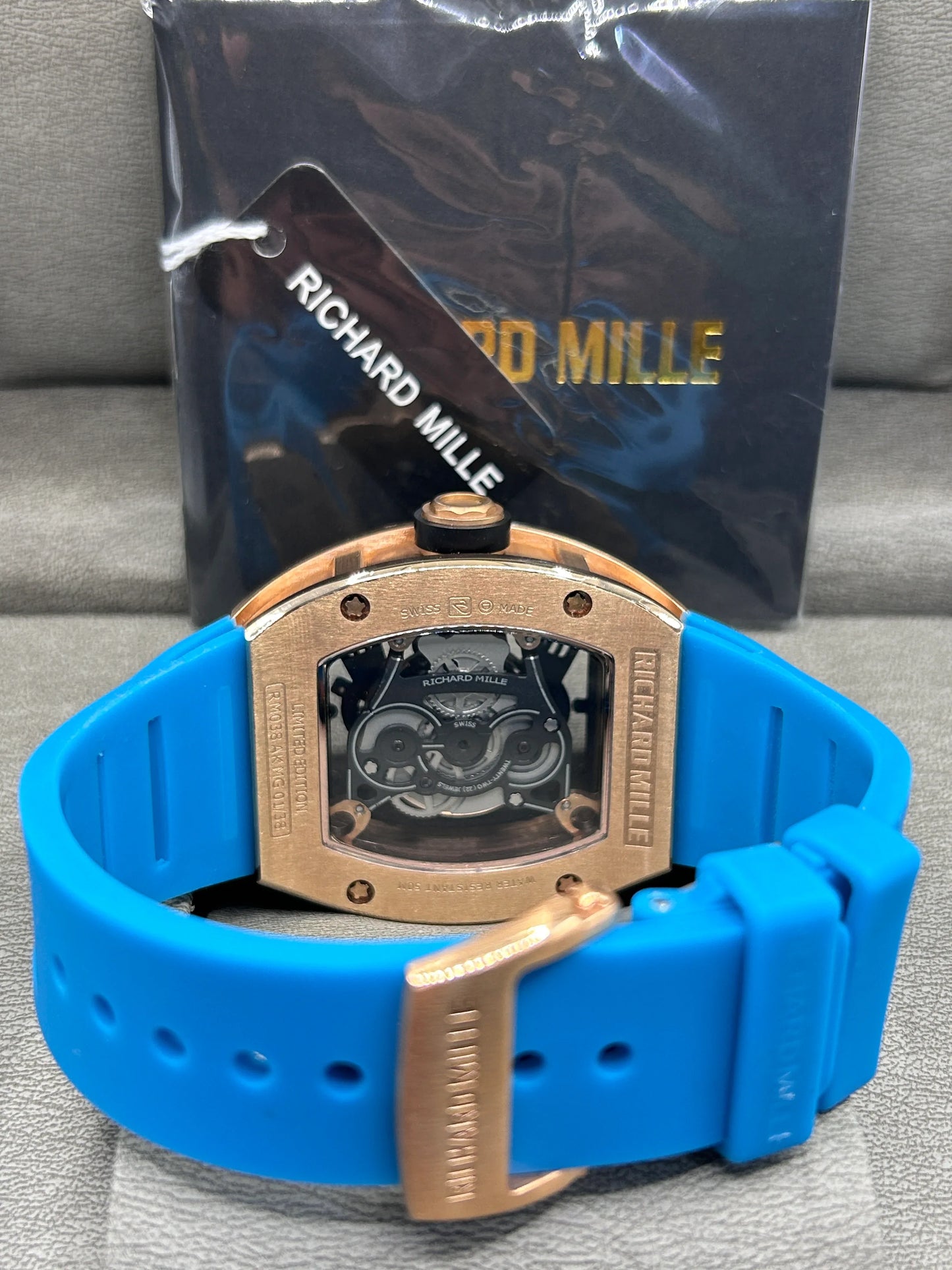 Richard Mille RM 035 Automatic Rose Gold Skeleton Watch