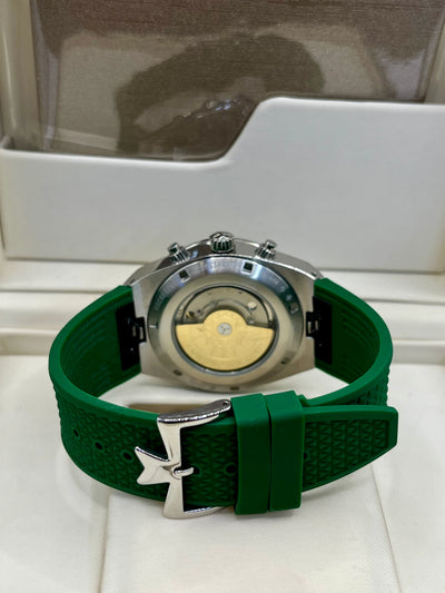 vacheron constantin Green Dial Green Strap Chronograph Watch