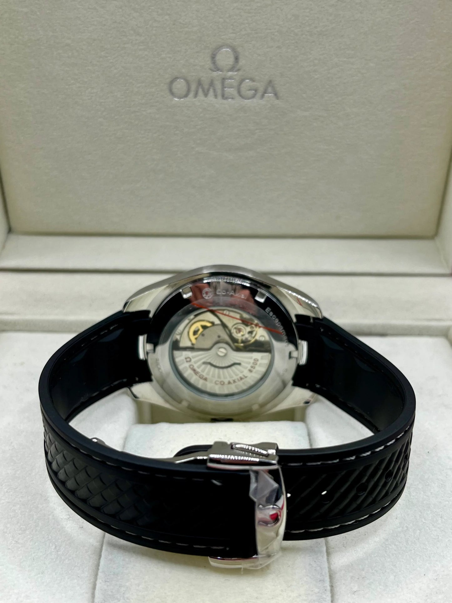 Omega Seamaster Blue Pattern Dial Watch