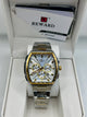 Reward White Dial Two Tone Quartz Watch