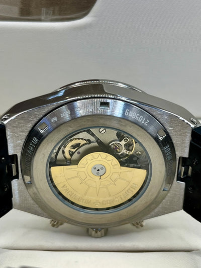 Vacheron Constantin Silver Case Black Dial Chronograph Watch