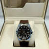Vacheron Constantin Brown Leather Black Dial Watch