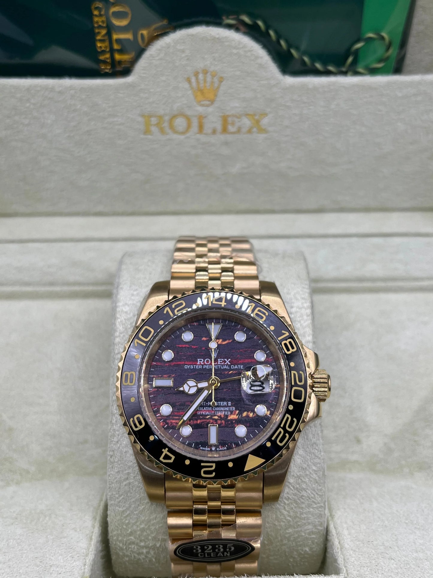 Rolex Daytona Rose Gold Chronograph Watch