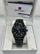 Reward Black Dial Black Stainless Steel Chronograph Watch