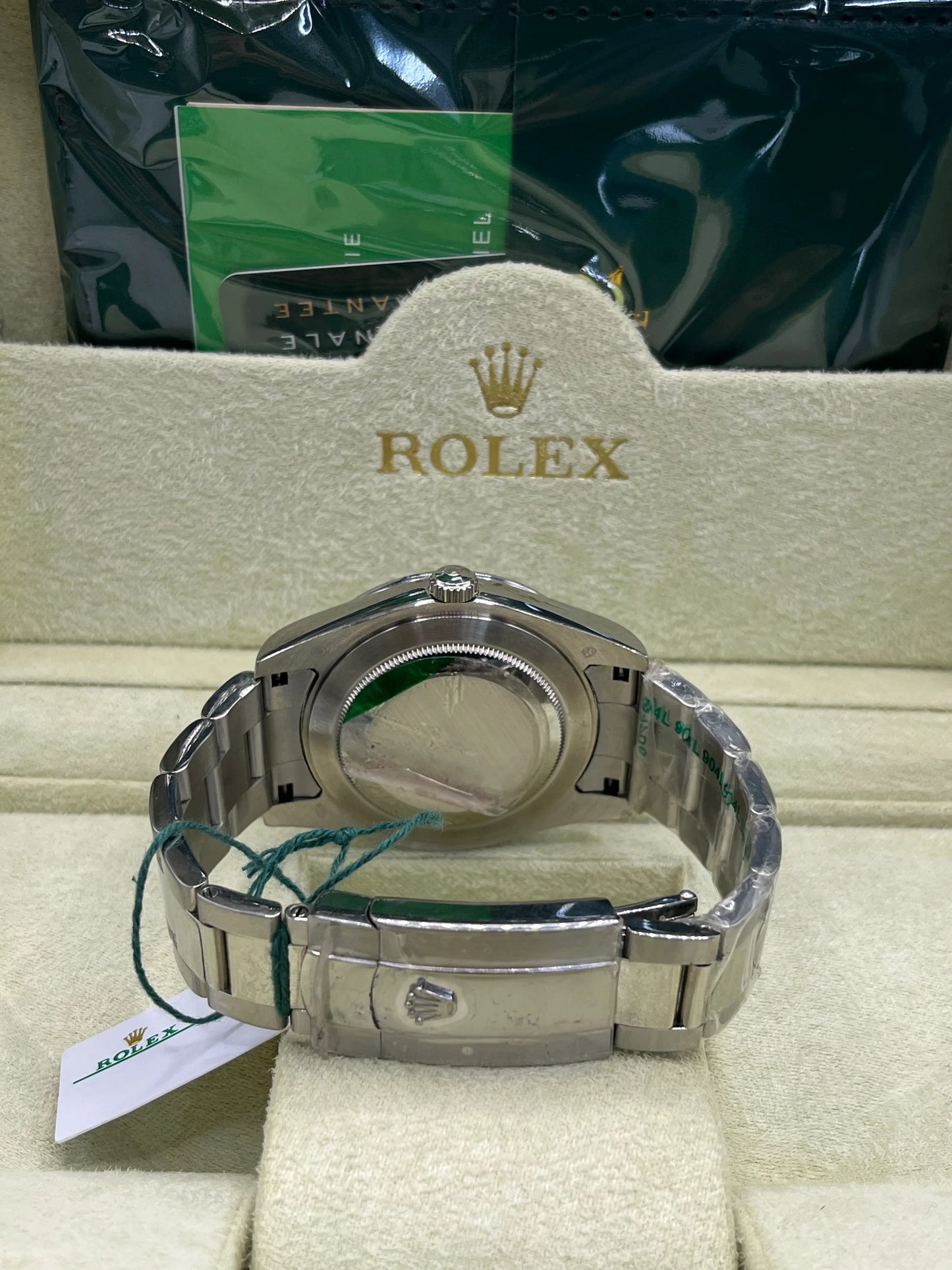 Rolex Sky Dweller White Dial Stainless Steel Watch
