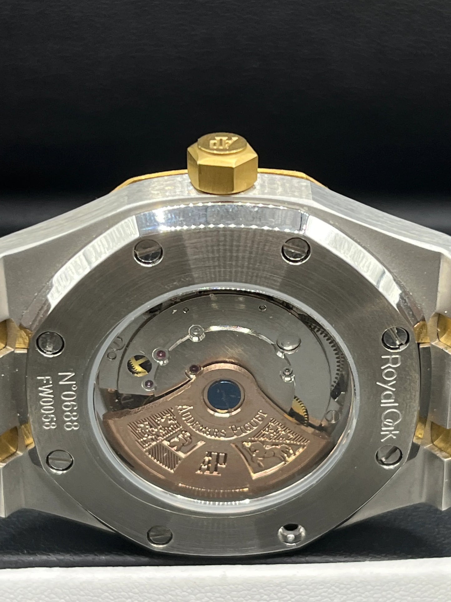 Audemars Piguet Royal Oak Blue Dial Two Tone Watch