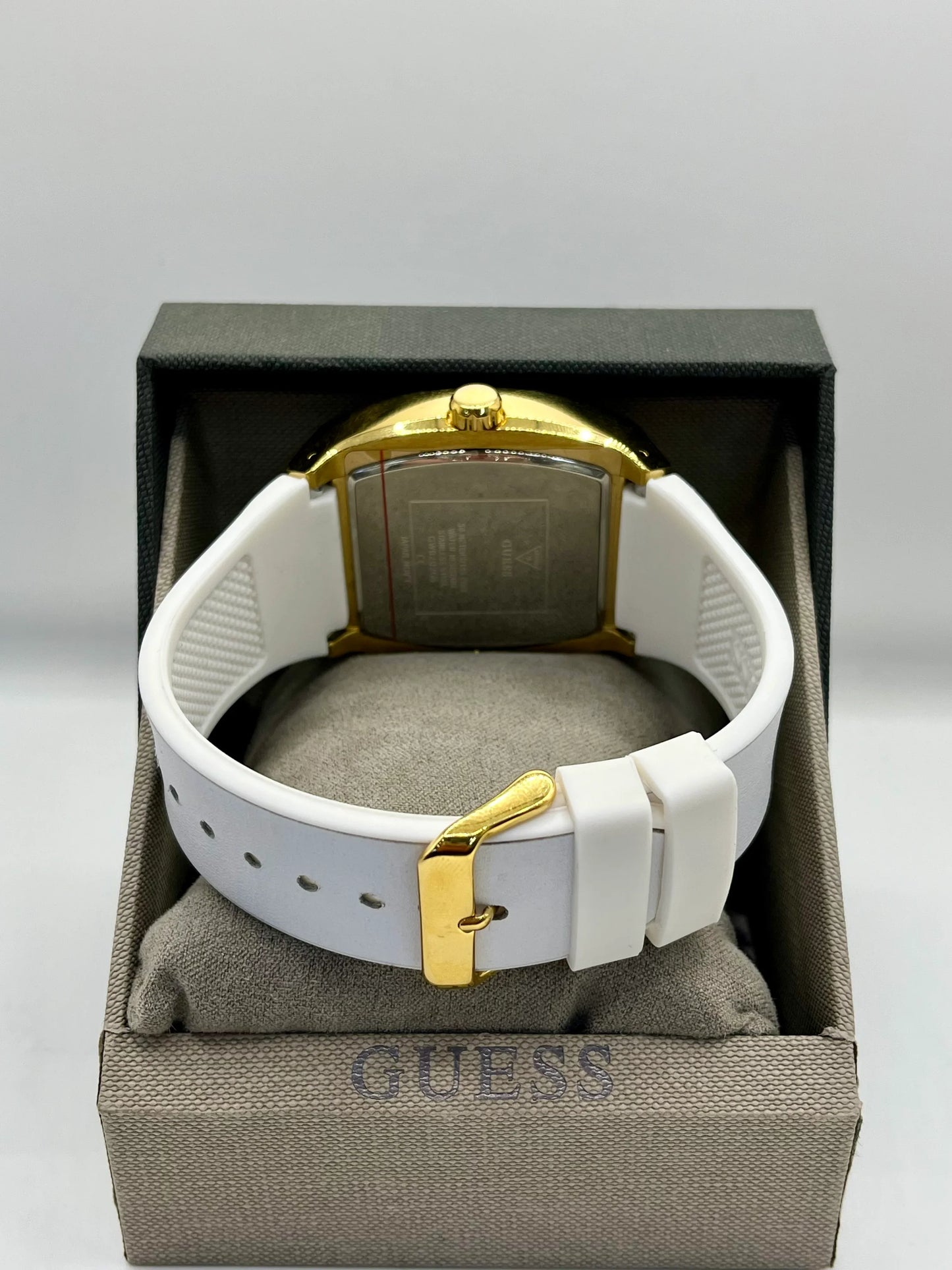 Guess Gold Skeleton Stainless Steel Watch