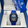 Hanboro Big Bang Blue Skeleton Watch
