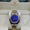 Rolex Daytona Blue Dial Two Tone Chronograph Watch