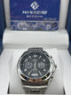 Hanboro Grey Dial Stainless Steel Chronograph Watch