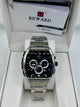 Reward Black Dial Stainless Steel Chronograph Watch