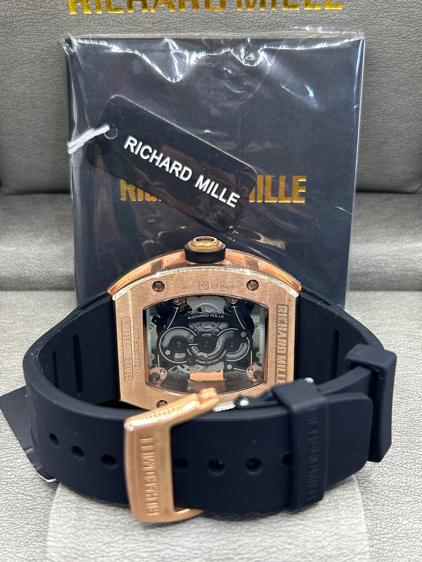Richard Mille RM 035 Rose Gold Skeleton Watch