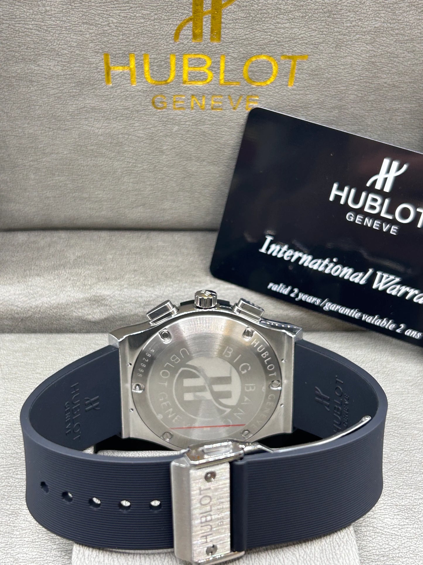 Hublot Big Bang Blue Dial Chronograph Watch