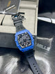 Richard Mille Black and Blue Skeleton Watch