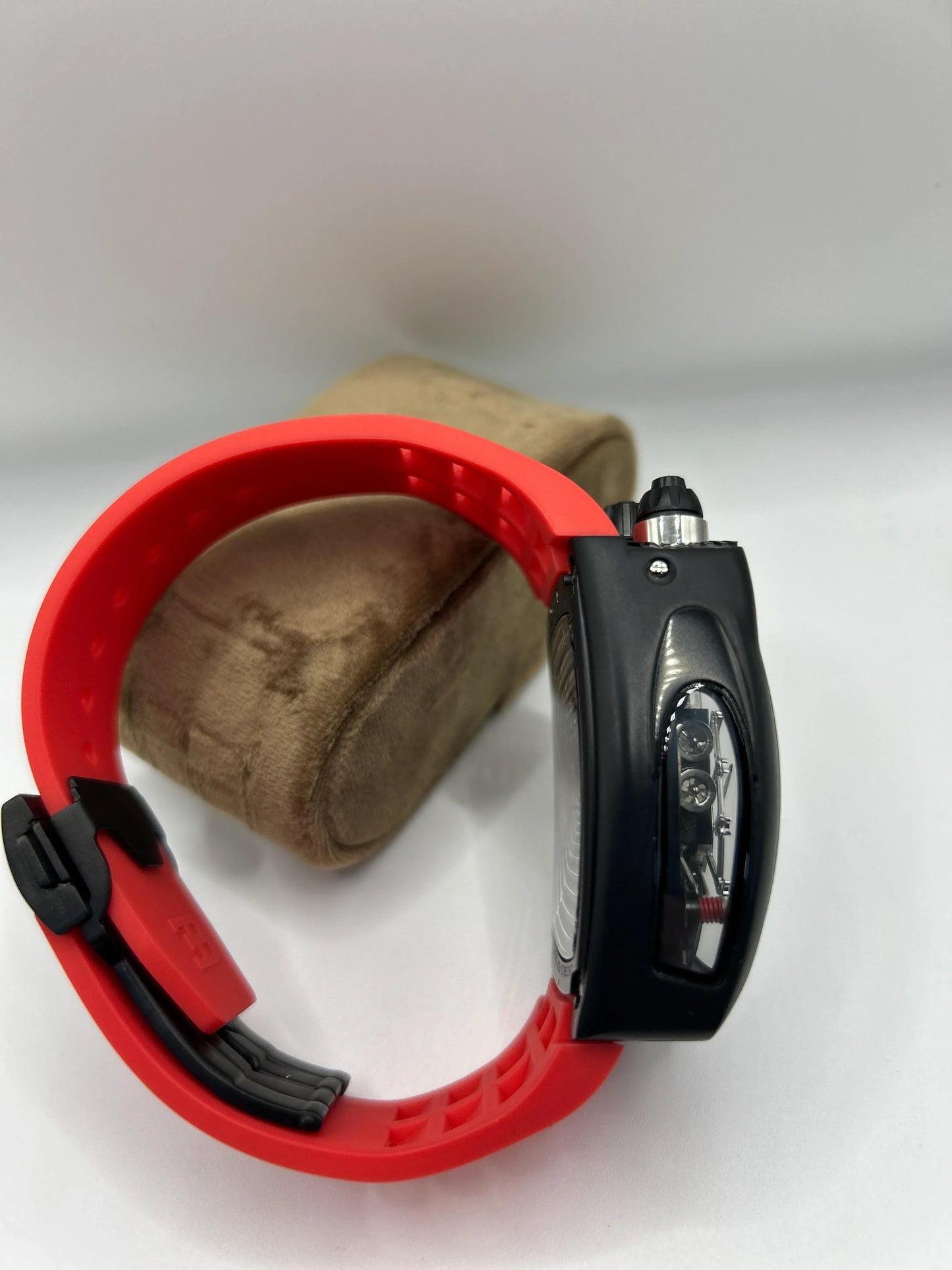 Jacob & co Red Strap Skeleton Watch