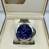 Panerai Luminor Dark Blue Dial Stainless Steel Watch