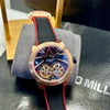 Jacob & Co Black Dial Black Strap Chronograph Watch