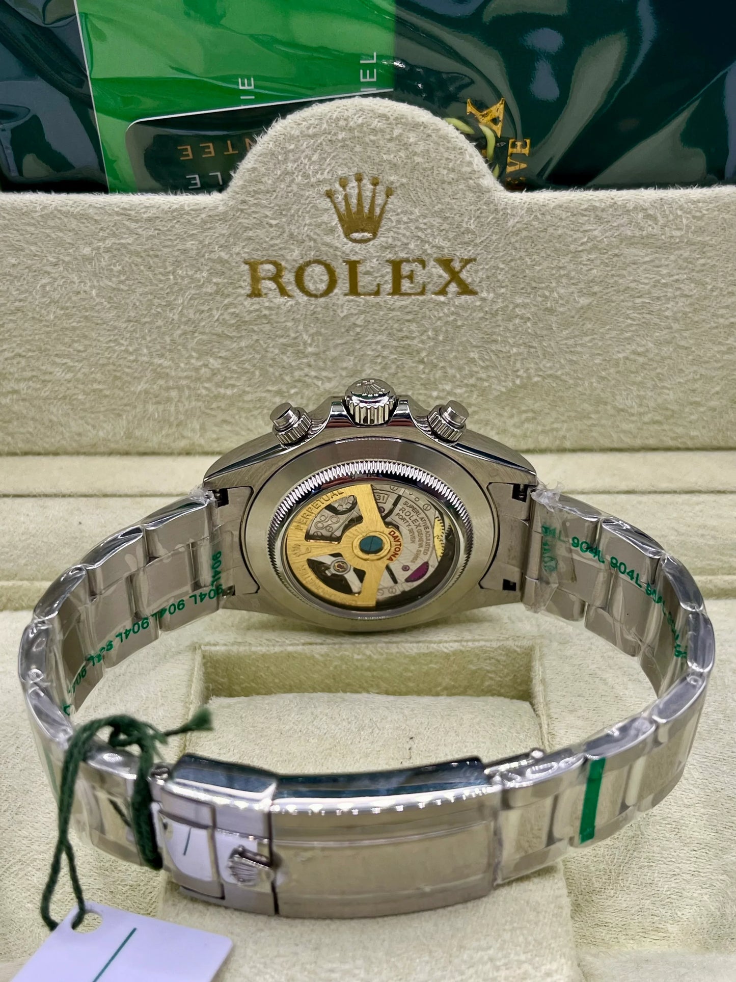 Rolex Daytona Silver Dial Stainless Steel Chronograph Watch