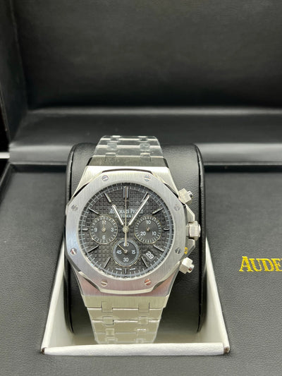 Audemars Piguet Royal Oak Frosted Silver Chronograph Watch