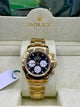 Rolex Daytona Gold Black Dial Chronograph Watch