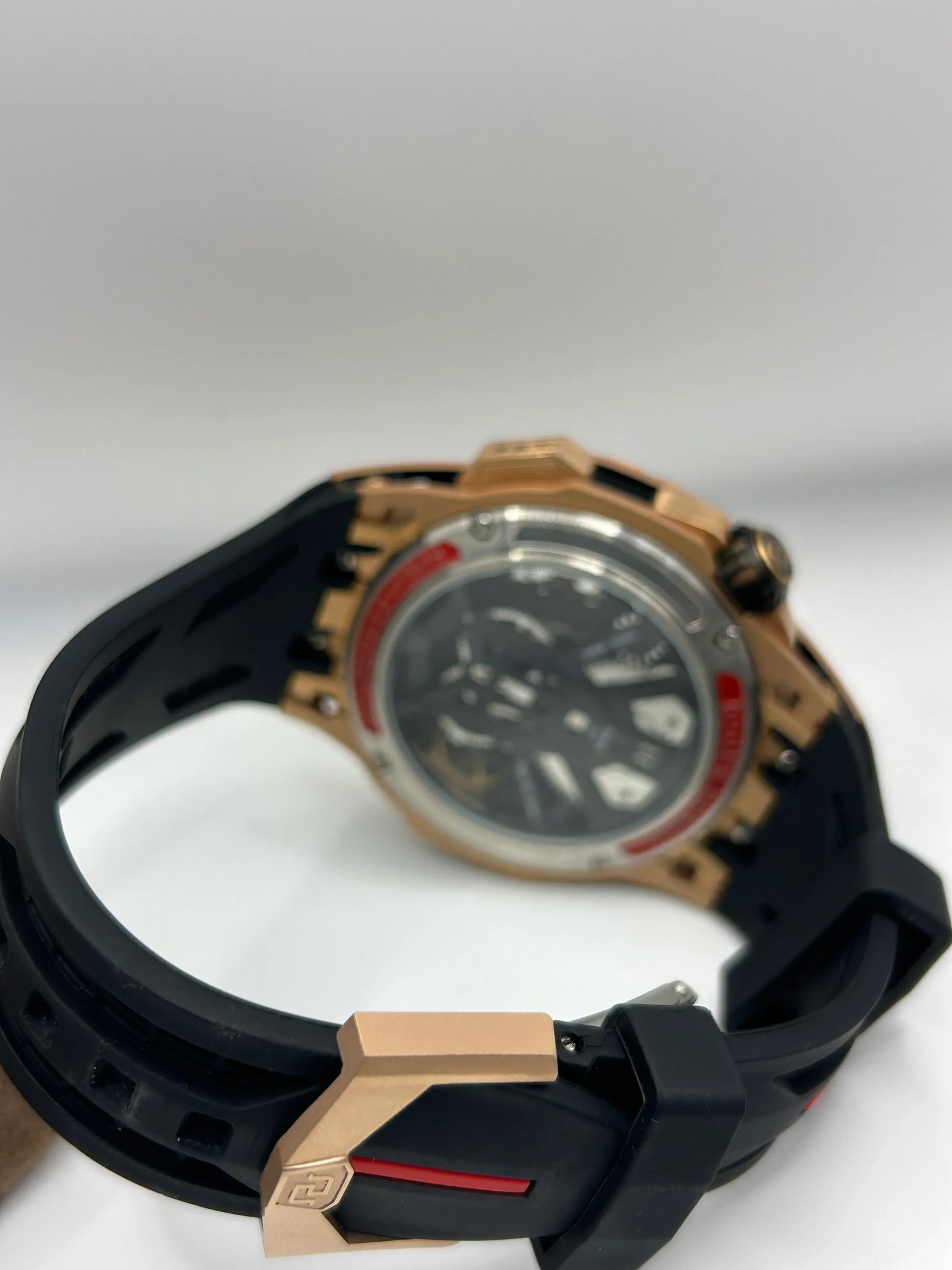 Roger Dubuis Excalibur Spider Chronograph Rose Gold Red Watch