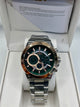 REWARD Luxury Chronograph Watch – Green Dial Rose Gold & Steel