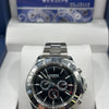 Hanboro Black Dial Stainless Steel Chronograph Watch
