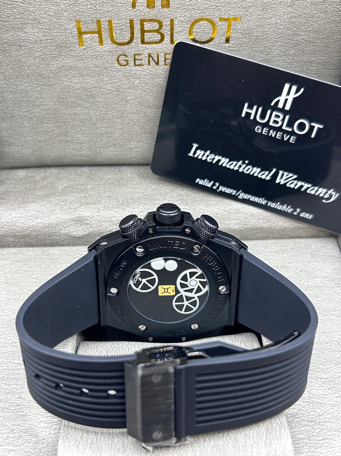 Hublot Big Bang Black Openworked Chronograph Watch