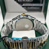 REWARD Luxury Chronograph Watch – White Dial Two-Tone Gold & Black Bezel