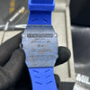 Richard Mille Blue Strap Chronograph Skeleton Watch