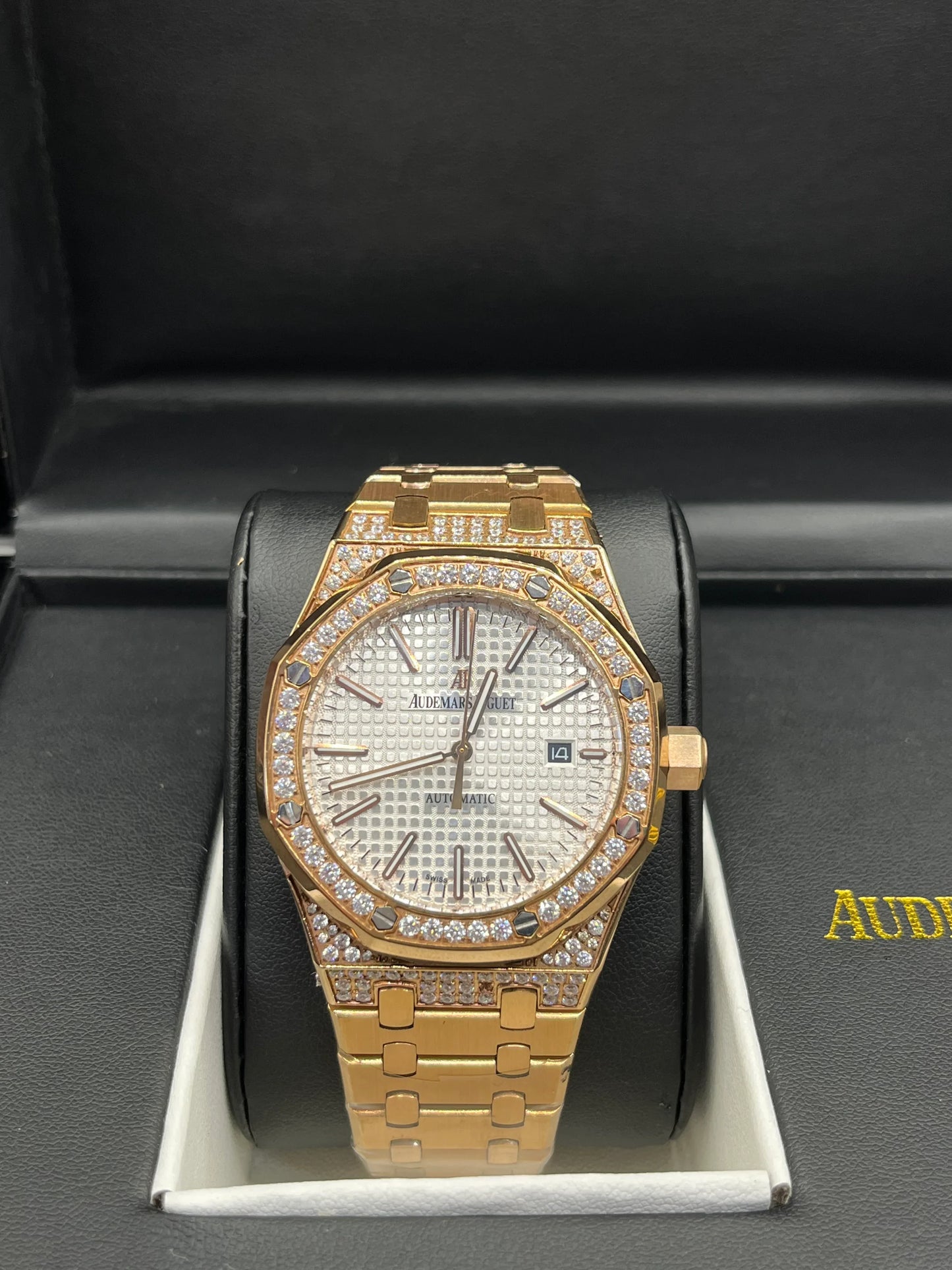 Audemars Piguet Royal Oak Full Gold Diamond Watch