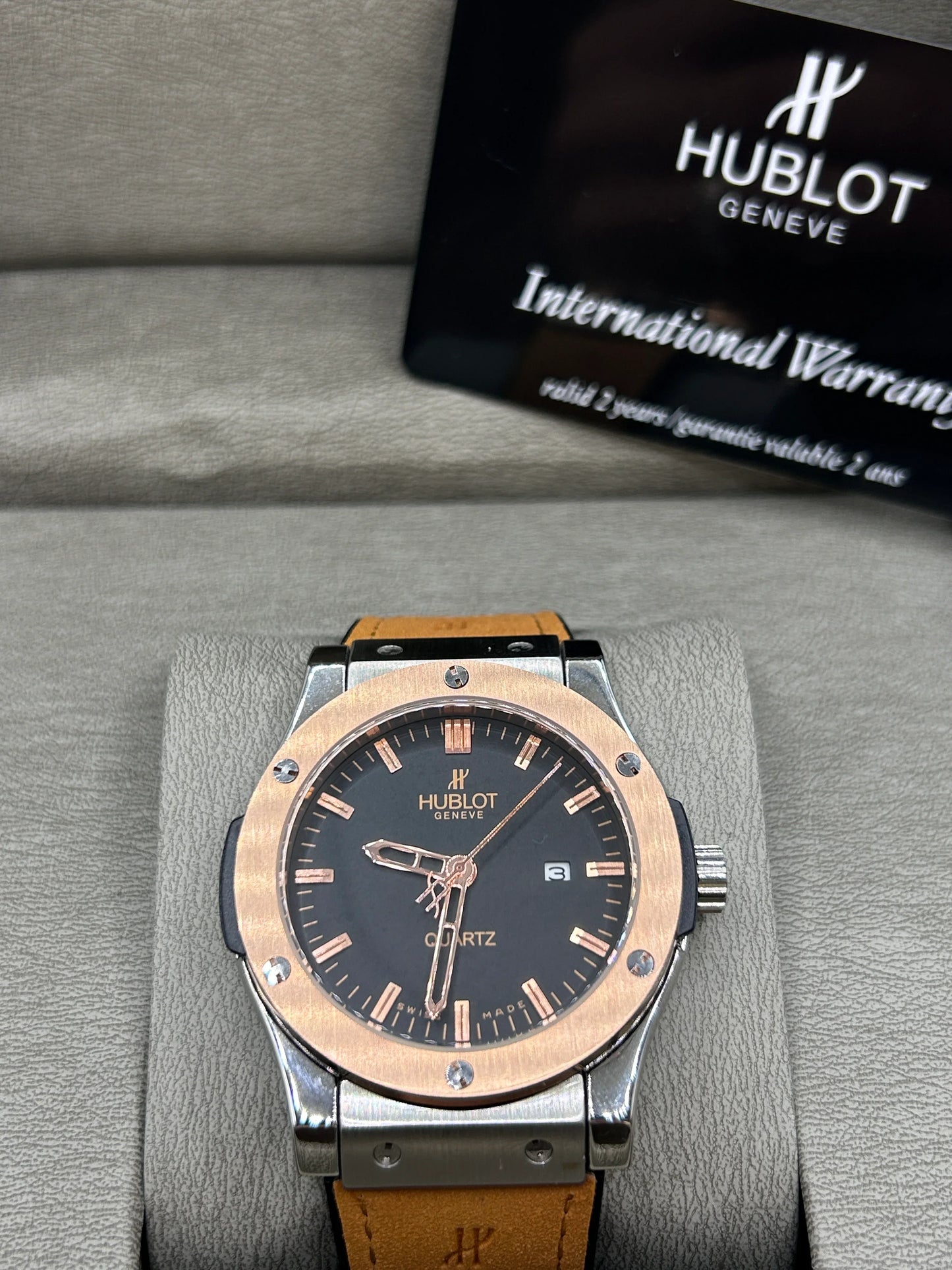Hublot Classic Fusion Rose Gold Black Dial Watch